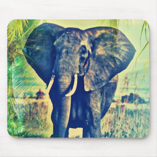 Elephant Palms Mousepad (Vorne)
