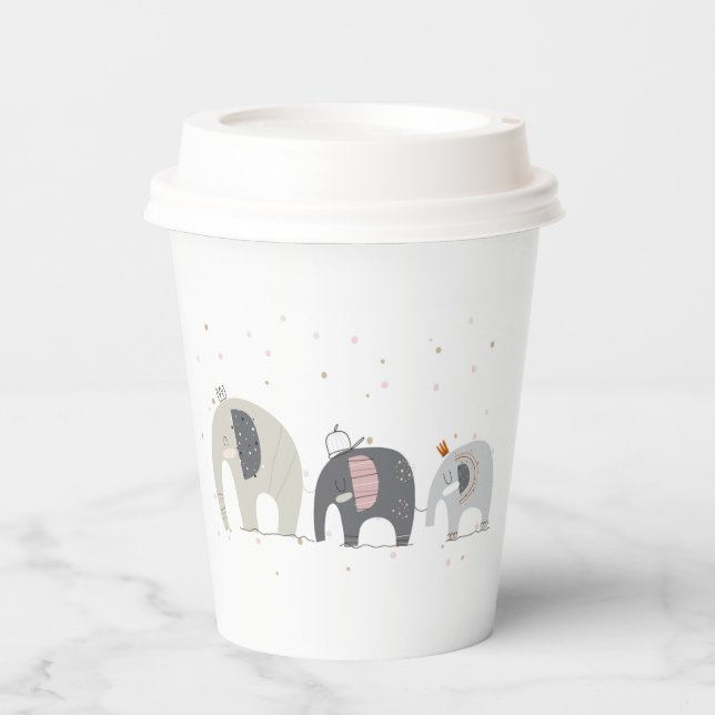 Elephant Paper Cups Pappbecher (Vorderseite)