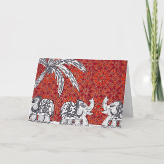 Elephant Parade 3 Karte