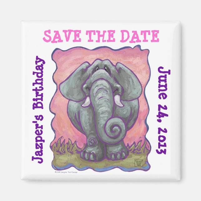Elephant Party Center Magnet (Vorne)