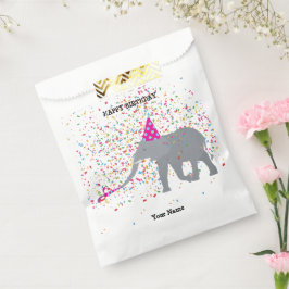 Elephant Partying - Tiere bei der Geburtstagsparty Geschenktütchen