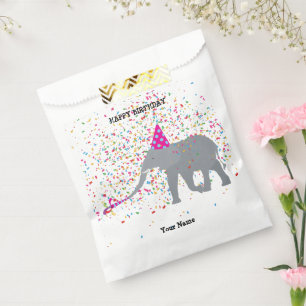 Elephant Partying - Tiere bei der Geburtstagsparty Geschenktütchen