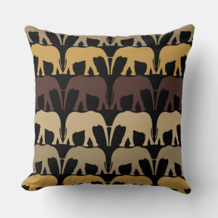 Elephant Pattern Kissen