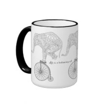 Elephant Penny Farthing Bicycle Balance