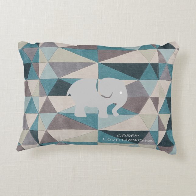 ELEPHANT PILLOW ZIERKISSEN (Rückseite)