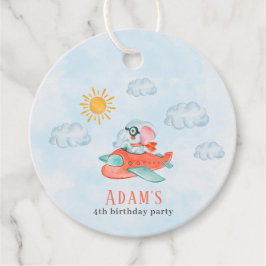 Elephant Pilot Geburtstagsfavoriten Geschenkanhänger