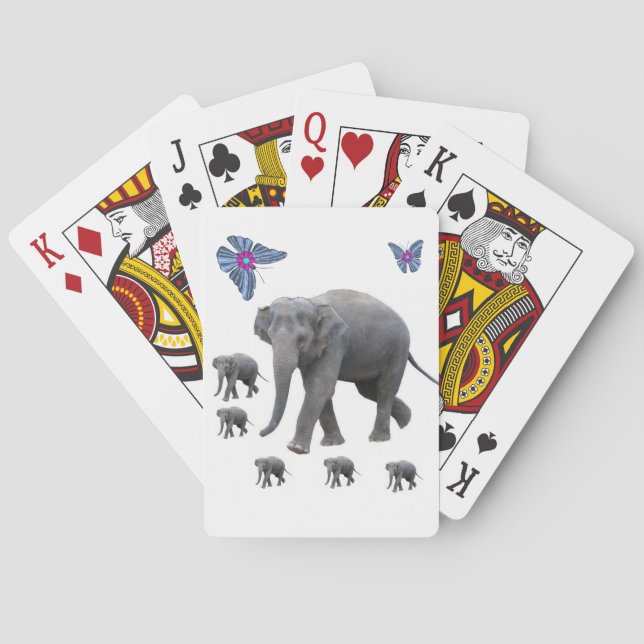 Elephant Playing Card Deck Spielkarten (Rückseite)