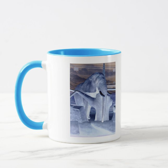 Elephant Pop Art Tasse (Links)