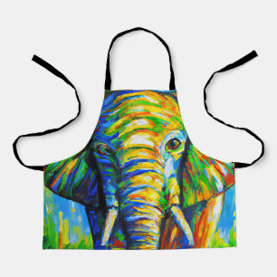 Elephant-Portrait Nr.4 Schürze