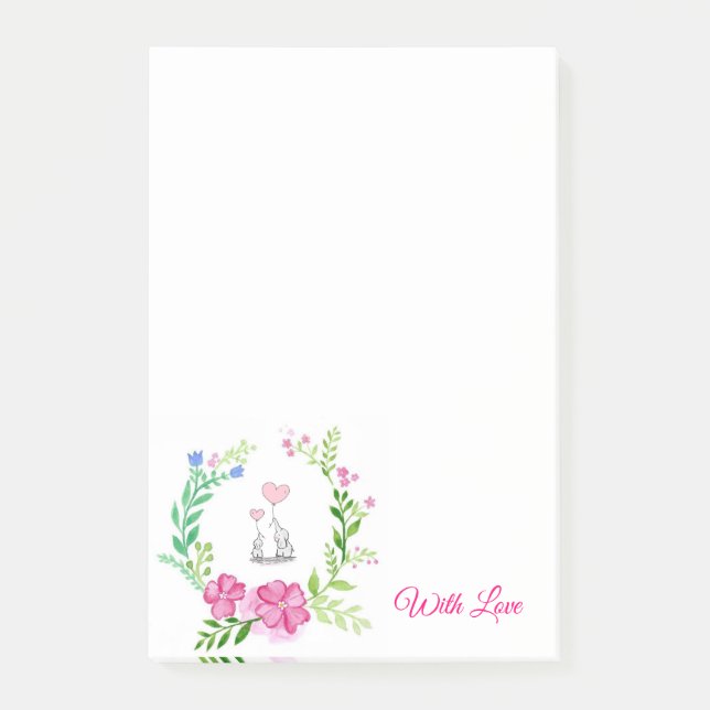 Elephant Post-it Klebezettel (Vorderseite)