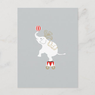 Elephant Postcard Postkarte