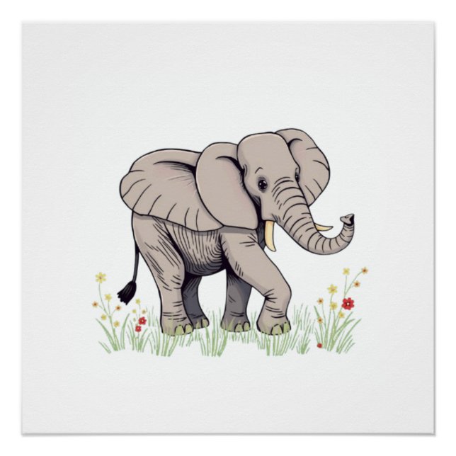Elephant Poster (Vorderseite)