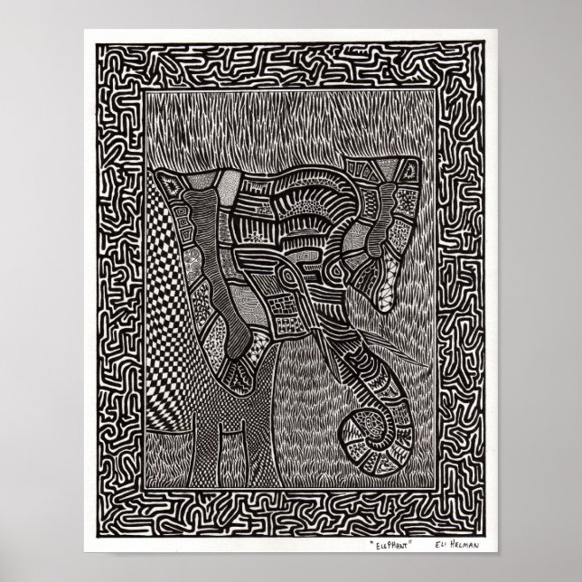 Elephant Poster (Vorne)