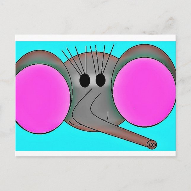Elephant Postkarte (Vorderseite)
