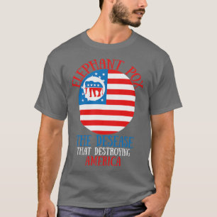 Elephant pox die Krankheit, die Amerika zerstören T-Shirt