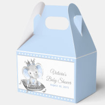 Elephant Prince Baby Dusche