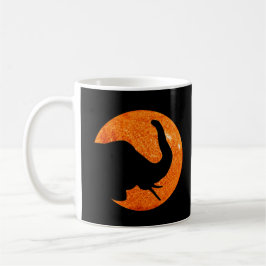 Elephant Profile Solar Eclipse Tasse