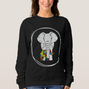 Elephant Puzzle Pieces Sweatshirt