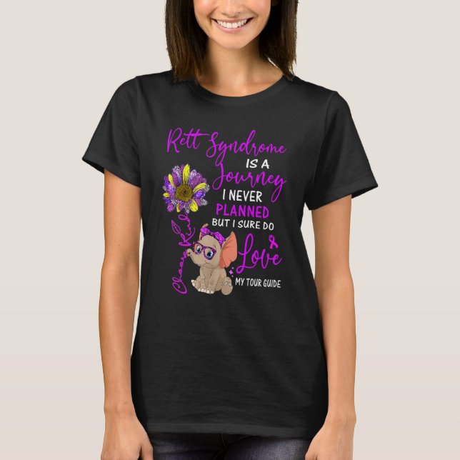 Elephant Rett Syndrome ist eine Reise, die ich nie T-Shirt (Vorderseite)