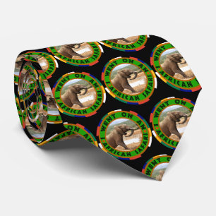 Elephant Rising Africa Circle Neck Tie Krawatte