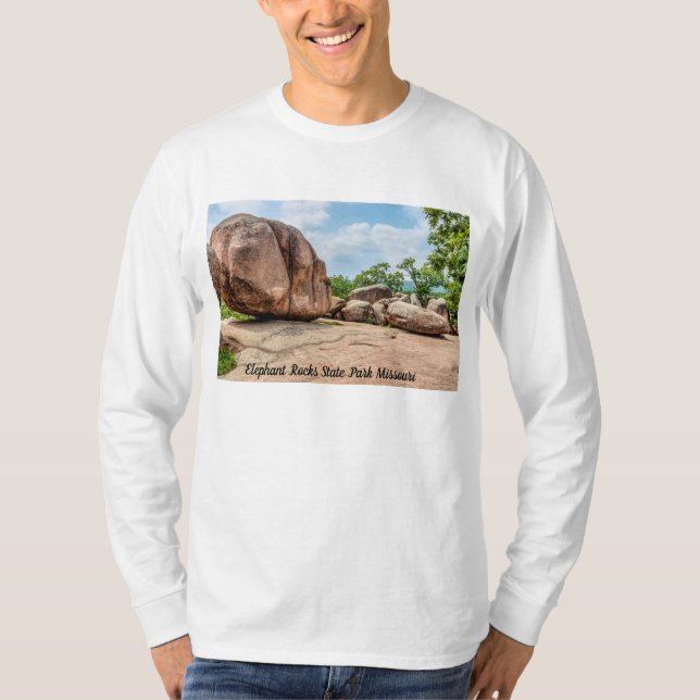 Elephant Rocks Staat Park Long Sleeve Shirt (Vorderseite)