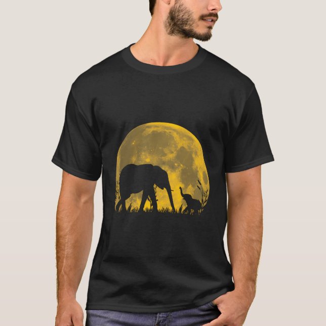 Elephant Safari African Wildlife T-Shirt (Vorderseite)