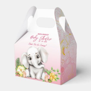 Elephant Safari Baby Dusche Geschenkschachtel