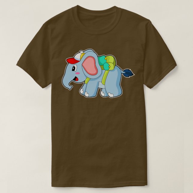 Elephant School Rucksack T-Shirt (Design vorne)