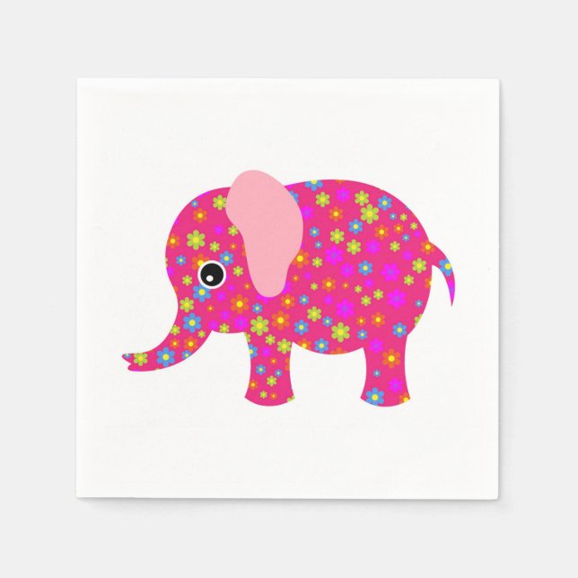 Elephant Serviette (Vorderseite)
