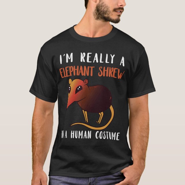 Elephant Shrew Sengi Human Costume Jumping Shrew M T-Shirt (Vorderseite)