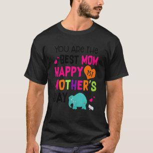 Elephant Sie sind die beste Mama glückliche Mother T-Shirt