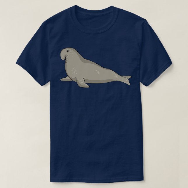 Elephant-Siegel-Abbildung T-Shirt (Design vorne)