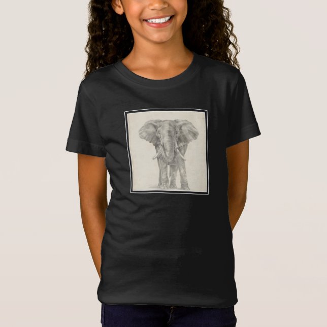 Elephant Sketch T-Shirt (Vorderseite)