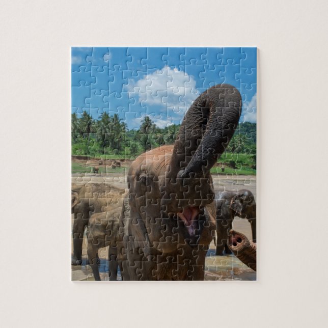 Elephant Sri Lanka Puzzle (Vertikal)