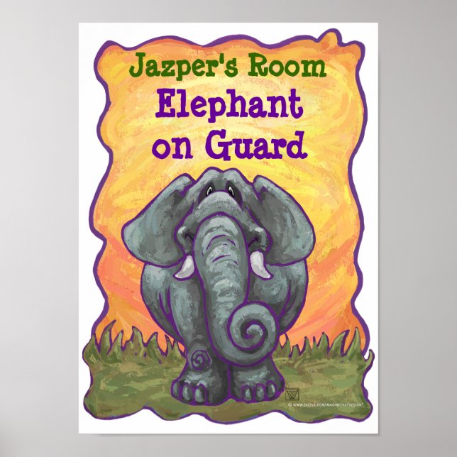 Elephant Stationery Poster (Vorne)