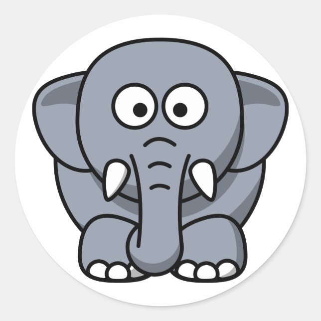 Elephant Stickers (Vorderseite)