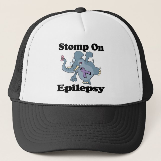 Elephant Stomp bei Epilepsie Truckerkappe (Vorderseite)