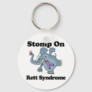 Elephant Stomp On Rett Syndrom Schlüsselanhänger