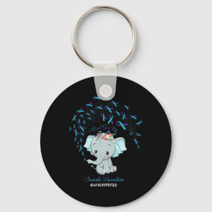 Elephant Suicide Prevention Warrior Awareness Gift Schlüsselanhänger