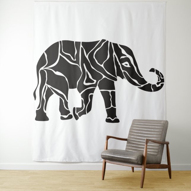 Elephant Tapestry Wandteppich (Beispiel)