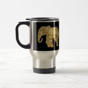 Elephant Tasse Black and Gold