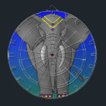 Elephant Themed Dartboard Dartscheibe<br><div class="desc">Elephant Themed Dartboard für Kinder Familienspass und Spiele.</div>