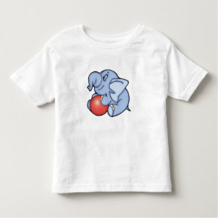Elephant Toy Blue mit Ball Kleinkind T-shirt