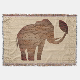 Elephant Tribal Art Design Decke