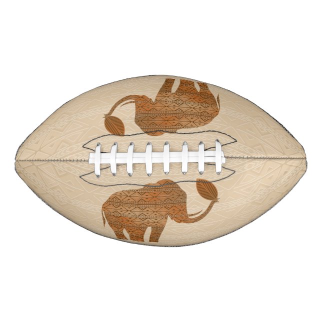 Elephant Tribal Art Design Football (Vorderseite)