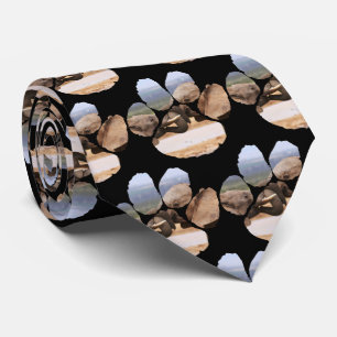 Elephant Tug vom Footprint Neck Tie Krawatte