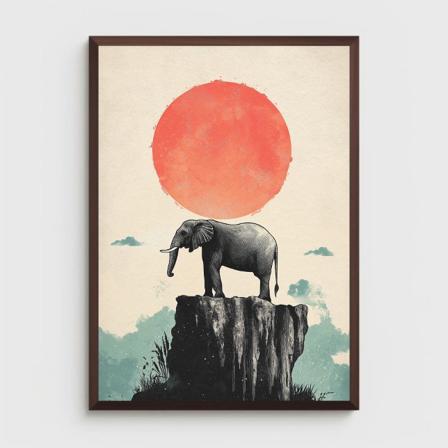 Elephant über Tier Natur Naturschönheit Poster (Von Creator hochgeladen)