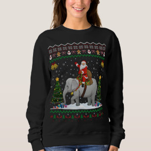 Elephant Ugly Xmas Geschenk Weihnachtsfeier Sweatshirt