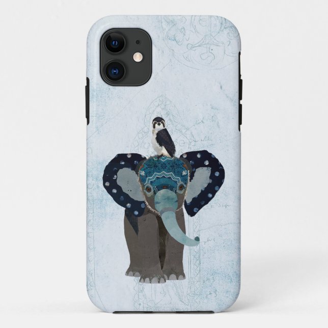 ELEPHANT UND BLUE FALCON Case-Mate iPhone HÜLLE (Rückseite)