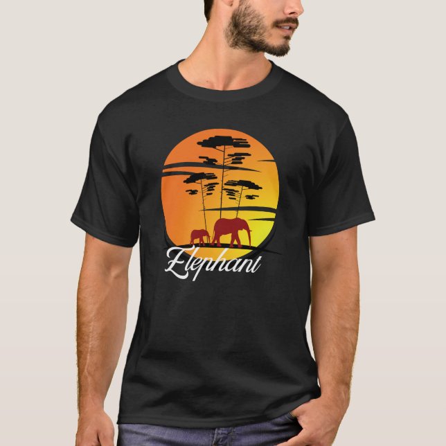 Elephant Unisex T - Shirt (Vorderseite)